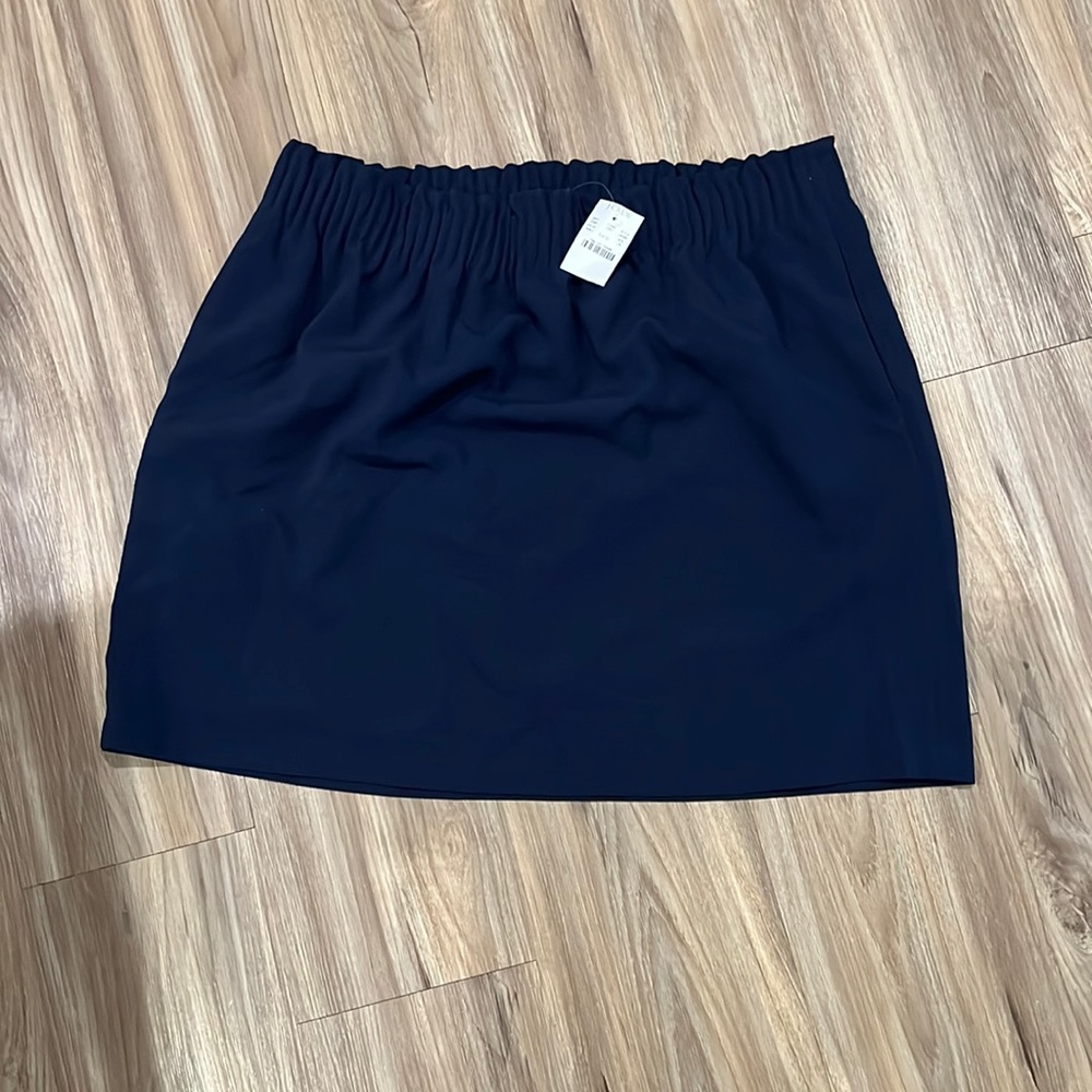 NWT J Crew sidewalk skirt navy size 16